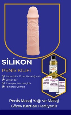 Dolgulu Penis Uzatıcı Prezervatif - 1