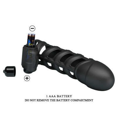 Penis Kılıfı Klitoris Masajlı 10 Titreşimli Kayganlaştırıcı Yağı Hediye - 2