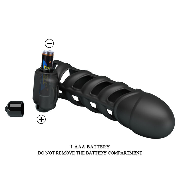 Penis Kılıfı Klitoris Masajlı 10 Titreşimli Kayganlaştırıcı Yağı Hediye - 2