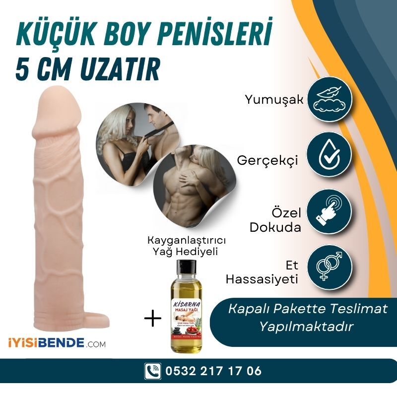 Uzatıcı Uzatmalı Penis Kılıfları & 5 cm Uzatıcı Kılıf - 3
